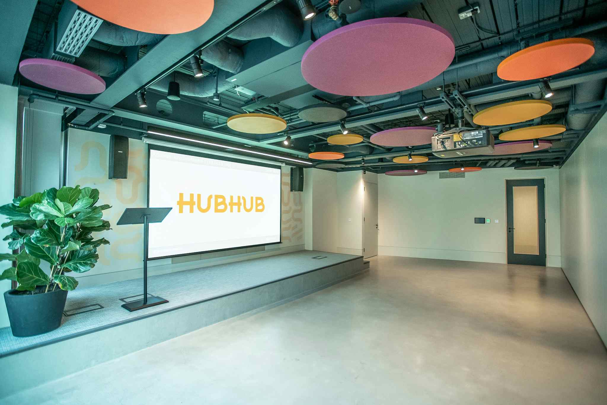 Half Event Space (Business Lounge can be hired separately), HubHub